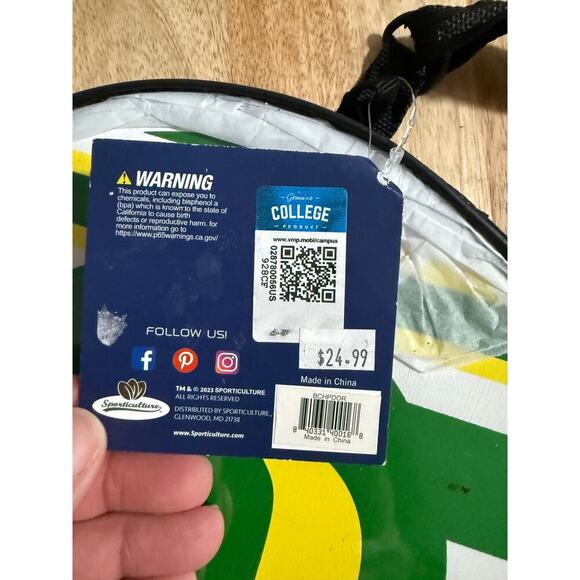 Oregon Ducks Beach Paddle Set, Carry Case, University of Oregon - Picture 5 of 7